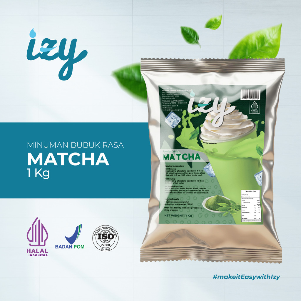 Izy Powder Drink Matcha