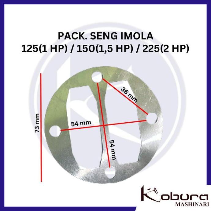 Gasss- Packing Seng Kompresor Udara Lakoni Imola 125 150 225