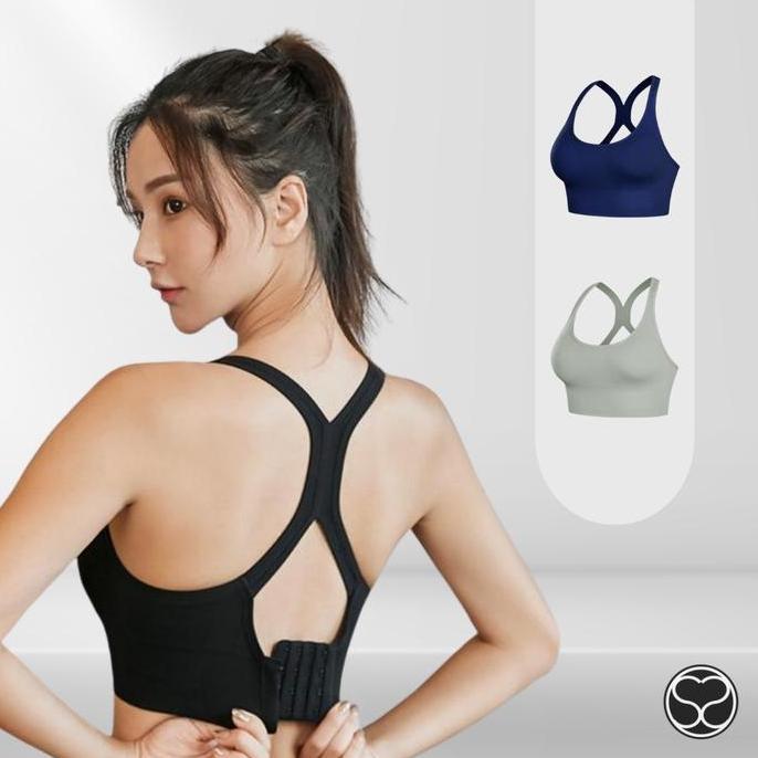 SecondShape - X Bra Sport Bra Wanita Olahraga Yoga Gym Fitness