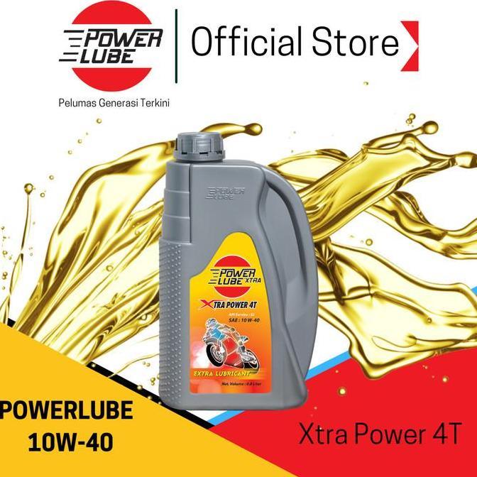 Olimax- Powerlube Xtra Power Sae 10W-40 Api Sj Untuk Kendaraan Motor