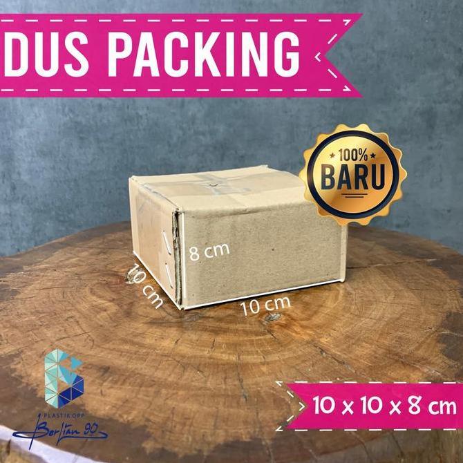 ( ISI 25 ) Dus Packing 10 x 10 x 8 / Box Packing / Dus Baru Polos / Kardus