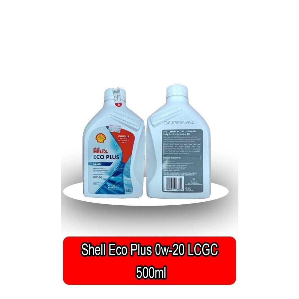Oli Mesin Mobil Shell Helix Eco Plus 0W-20 0w20 LCGC 500ml - 68727 -