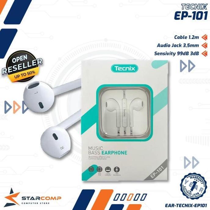 TECNIX Music Bass earphone EP-101