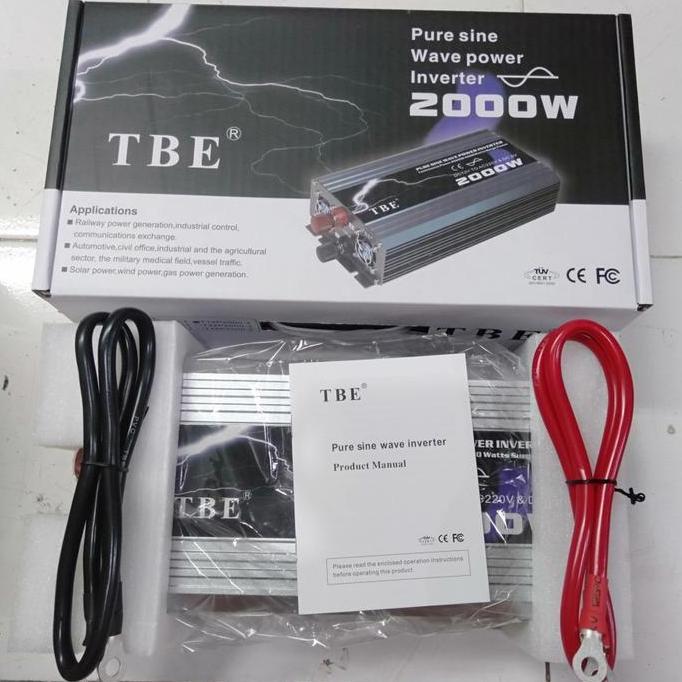 TERBARU - Power Inverter TBE Pure Sine Wave 2000w PSW 2000 watt 2000watt PSW 2 k