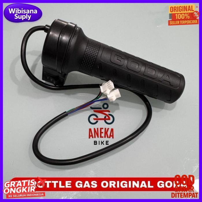 Throttle Gas Original Goda Universal Cocok Untuk Semua Tipe Sepeda Listrik Goda Terbaru Gd140L Gd140