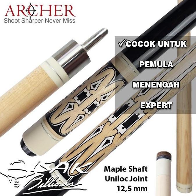 Archer UA-03 - Maple Pool Billiard Cue