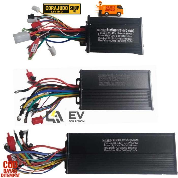 Controller 36V - 48V - 60V 350 Watt - 1500 Watt Sine Wave Sepeda Listrik