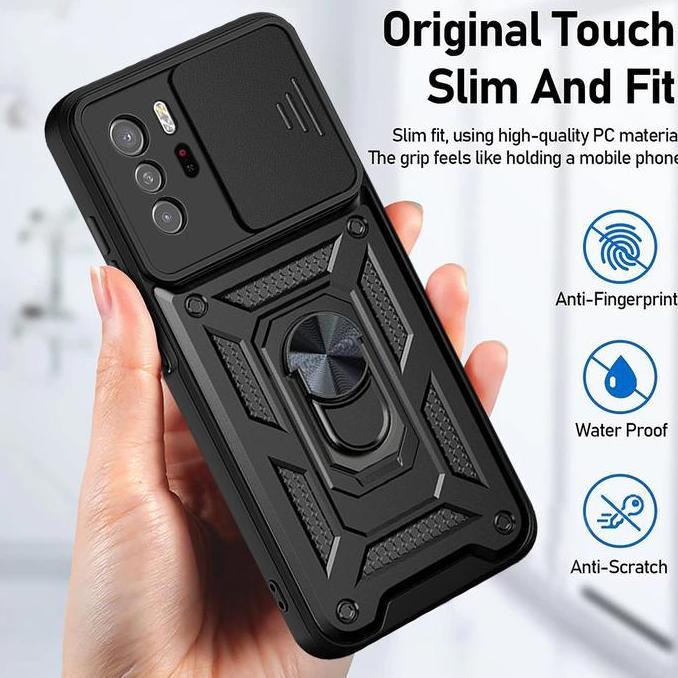 Xiaomi Poco X3 GT Case ARMOR SLIDE CAMERA PROTECTION Casing Hp X3 GT