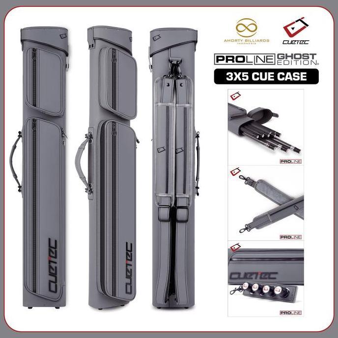 Cuetec Proline 3 x 5 Hard Case / Tas Billiard
