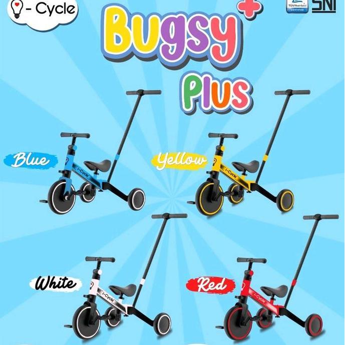 Pushbike Push Bike Nce Bike Tricycle I Cycle Bugsy Plus Roda 3 2In1