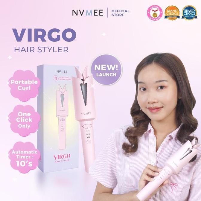 [NEW LAUNCHING] NVMEE - Virgo Hair Styler Catokan Portable Curly Otomatis