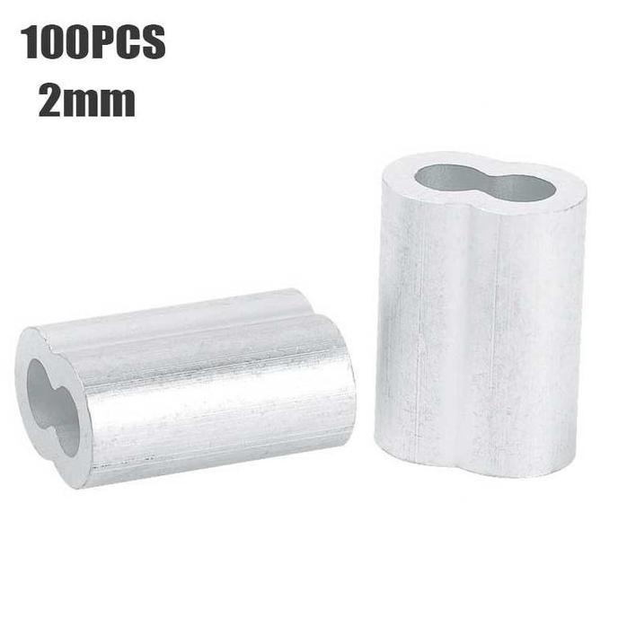 MAZITOV Klem Seling Ferulle  2mm/3mm Crimp Claim Ferulle Penjepit Seling Asli