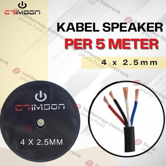 KABEL SPEAKER CRIMSON 4 X 2.5 MM  CRIMSON 4X2.5 MM 5 METER