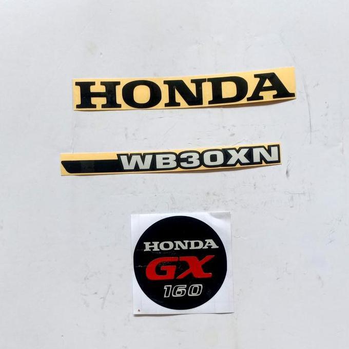 hanya disini] Stiker Honda GX160 pompa air
