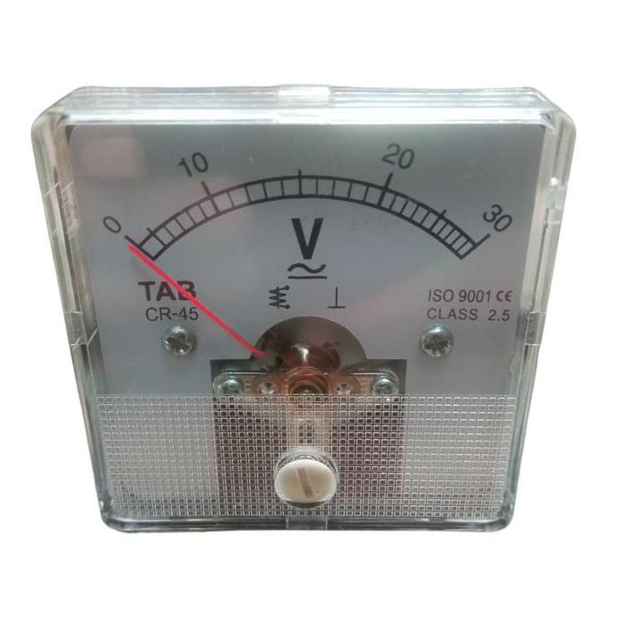 Volt Meter Analog AC / DC 30 V CR45