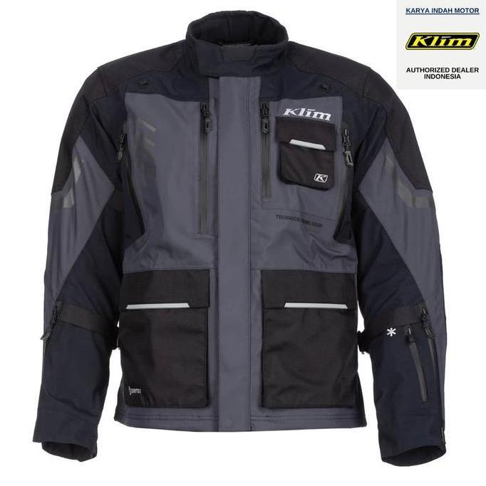 KLIM Carlsbad Jacket Stealth Black Original Jaket Adventure Touring Gore-Tex Waterproof Premium