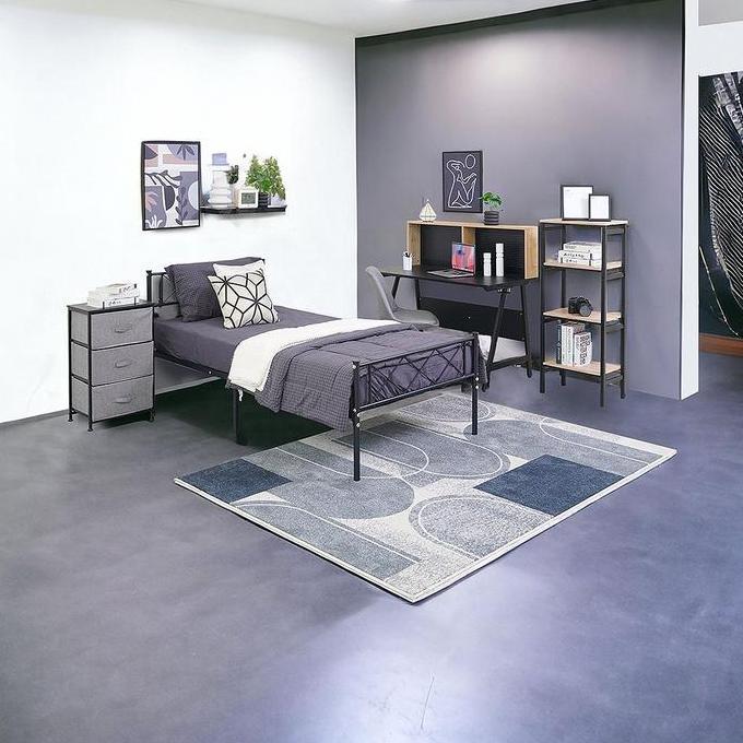 Allthebest- Informa Larson Tempat Tidur Anak Metal Bed Ranjang Kasur Perabot Tidur Furniture Kamar T