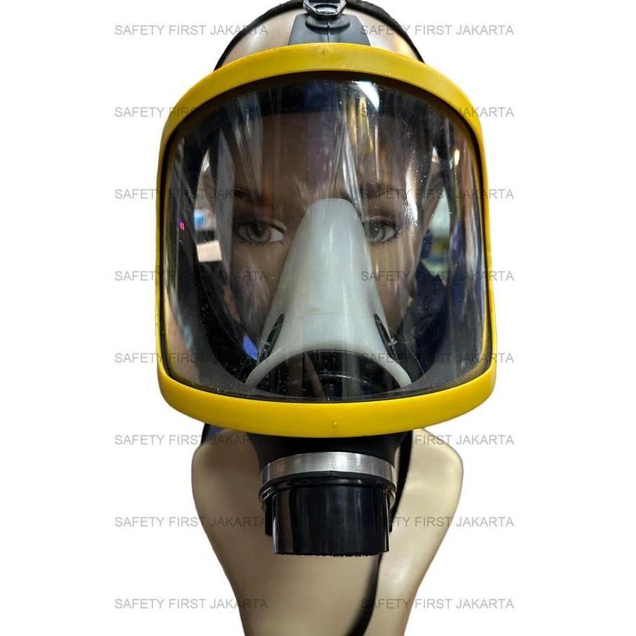 Full Face Gas Mask Respirator - Masker Kimia - Masker Airsoft
