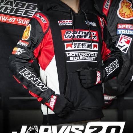 Jaket Touring Hoodie Rabbit And Wheels Full Mesh Jarvis Protectoctor