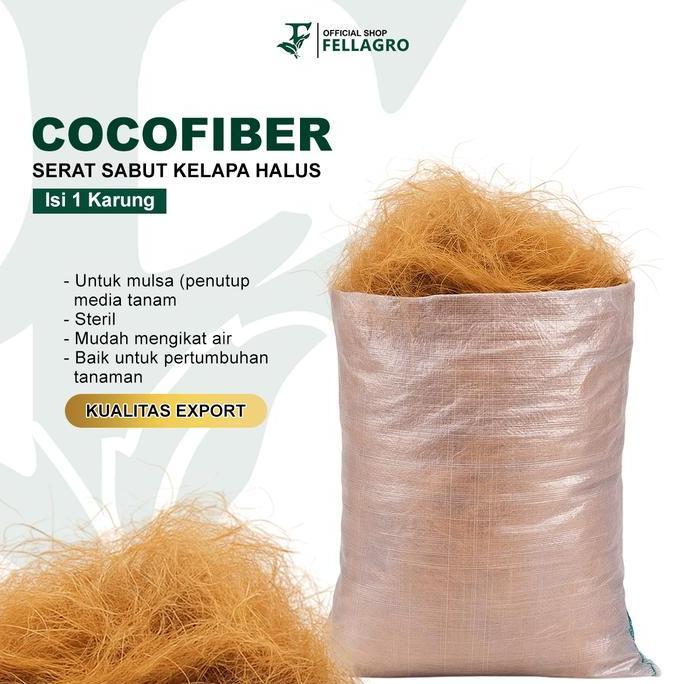 Parque - Fellagro Cocofiber 1 Karung Uk25 Kg Serat Sabut Kelapa Untuk Mengeram Burung Dan Ayam Untuk