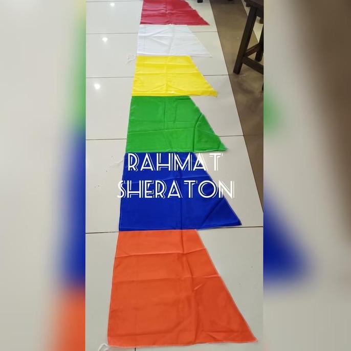 Pilihan - Umbul2 Warna Warni Model Zigzag Ukuran 3 Meter