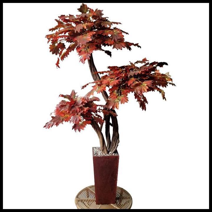 Promo Pohon Maple Artificial - Pohon Maple Tinggi 170 Cm - Pohon Maple Coklat