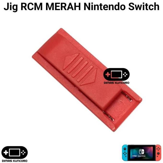 Jig RCM MERAH Nintendo Switch custom firmware tool loader nintendo switch