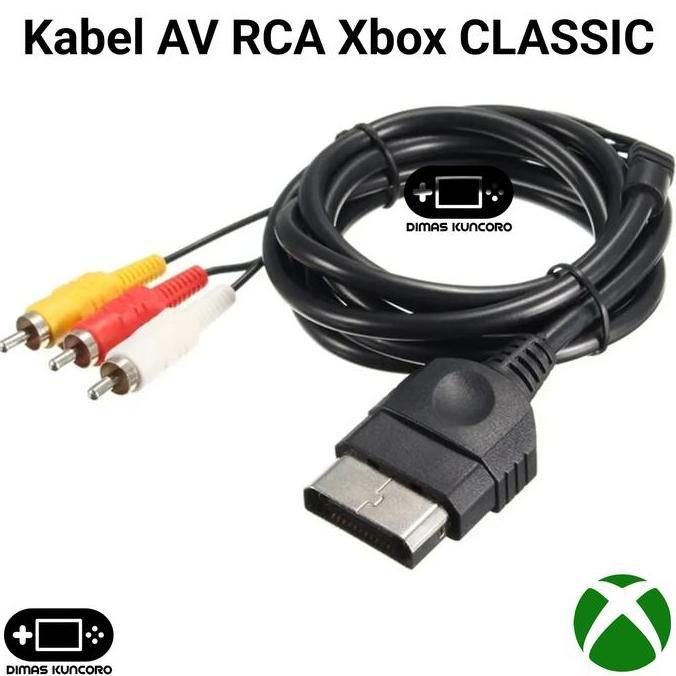 Kabel AV RCA Xbox CLASSIC cable tv xbox classic klasik generasi pertama gen 1