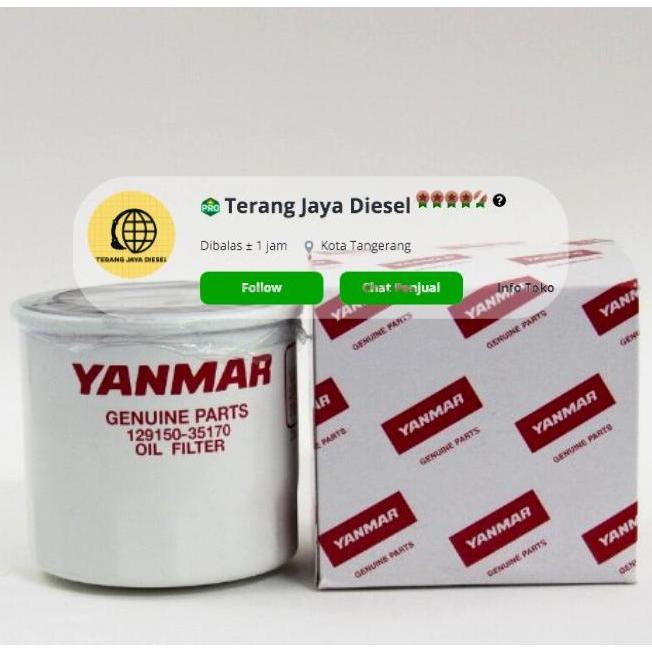 Filter Yanmar 129150-35170 129150 35170