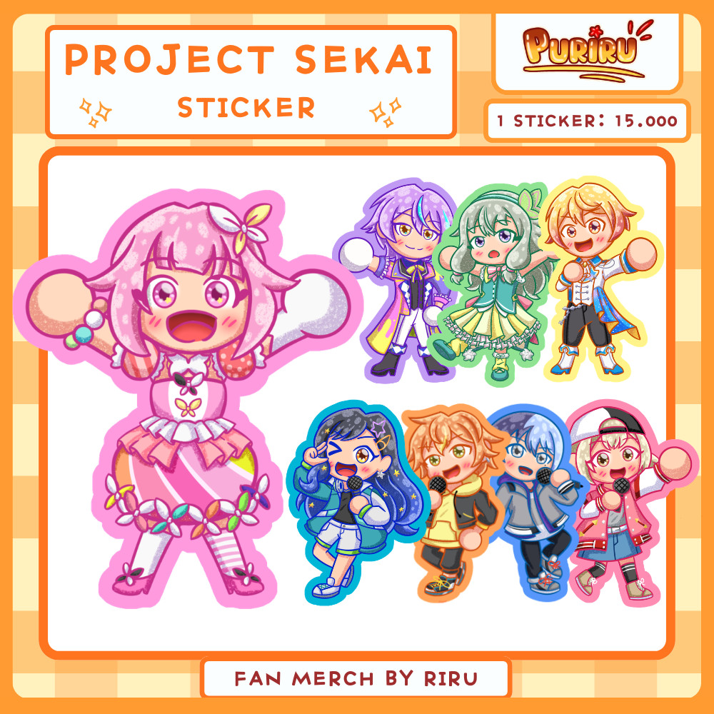 [LAST STOCK] Project Sekai glitter Sticker