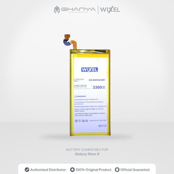 WIXEL Baterai EB-BN950ABE Galaxy Note 8 N950 N950F Double Power Batre Batrai Battery Dual IC Protect