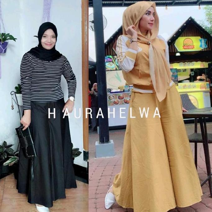 KULOT LEBAR PAYUNG KULOT PALLAZO HAURAHELWA