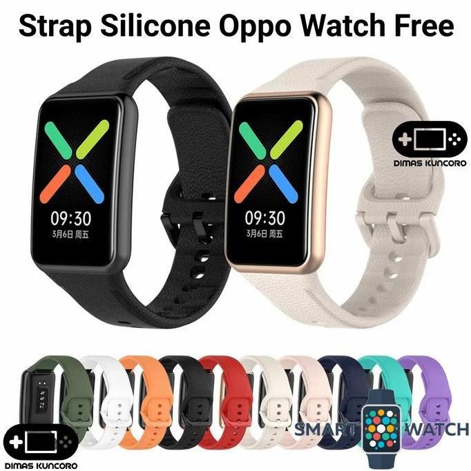 Strap Silicone Oppo Watch Free silikon tali jam tangan smartwatch oppo watch free