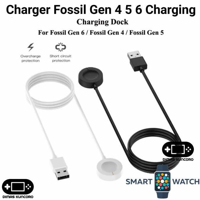 Charger Fossil Gen 4 5 6 charging kabel diesel guard usb smartwatch