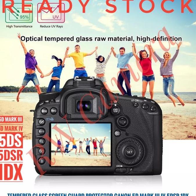 Tempered Glass Canon 5D Mark III IV 5D3 1DX Anti Gores Screen Guard