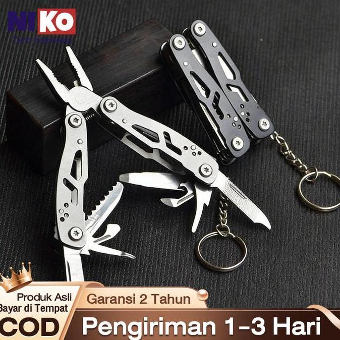 ADX TANG LIPAT MULTIFUNGSI TERBARU STAINLESS Tang Lipat Multifungsi EDC Plier Survival Tool Stainles
