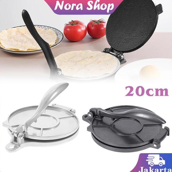 TSE 20cm Tortilla Press Maker Manual Aluminium Press Tortilla Tool