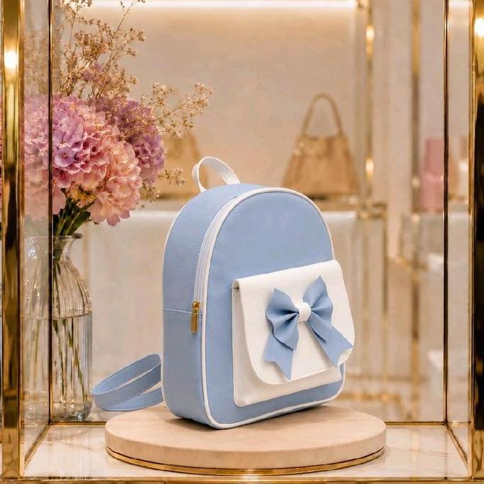 Tas Ransel Terbaru Motif Vita Di Bagian Depan Untuk Anak Sekolah Tas Gendong Mini Elegan Bahan Minis