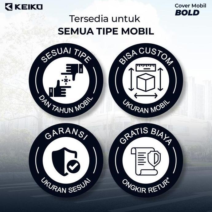 Cover Sarung Selimut Penutup Tutup Body Mobil Waterproof Semi Outdoor Bold Warna Rush Terios Innova 