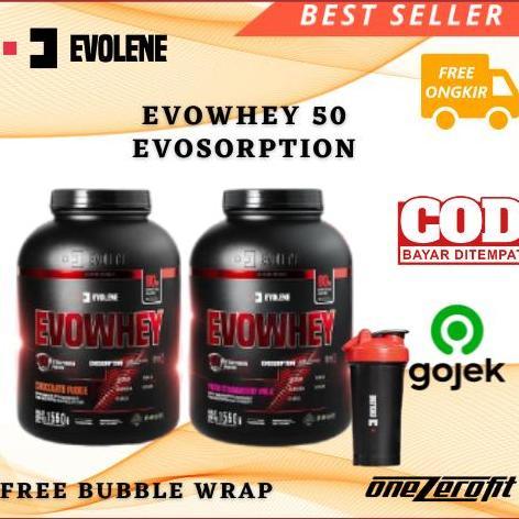 EVOLENE EVOWHEY With EVOSORPTION 1750 Gram 50 Serving Sajian New Evolene Whey Protein Concentrate Is
