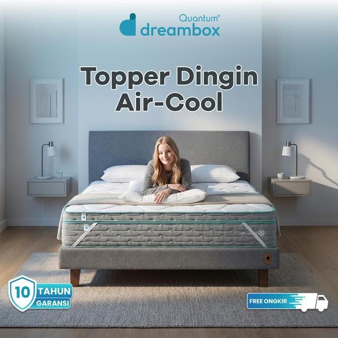 Quantum Dreambox Cooling Topper Aircool / Topper Kasur Dingin / Cool-To-Touch