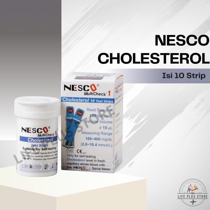 Strip Nesco Kolesterol / Stik Nesco Kolesterol Strip Kolesterol Nesco