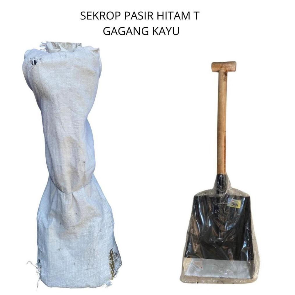 SEKROP PASIR HITAM GAGANG KAYU T (LUSINAN) PER LUSIN CD TOMO