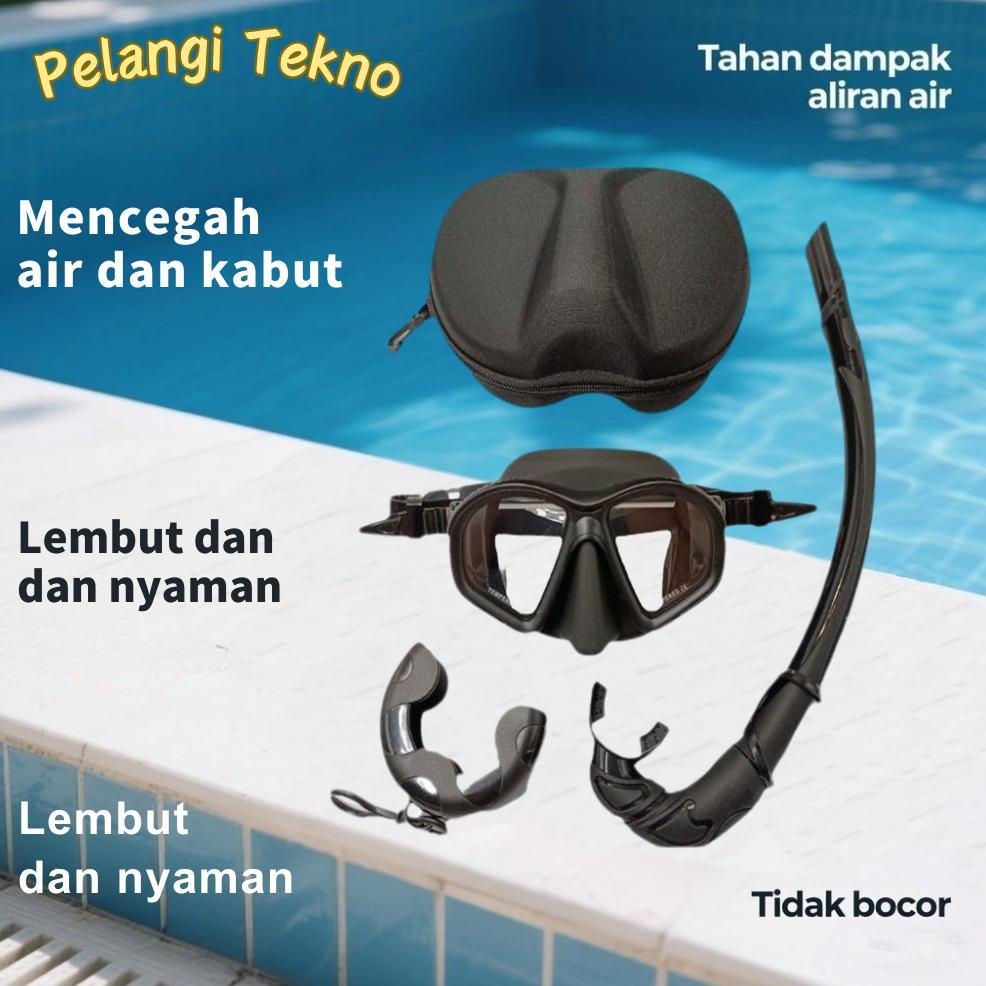 Masker Freedive Kacamata Low Volume Mask Panah Ikan Selam Spearfishing Freediving Snorkeling Free Di