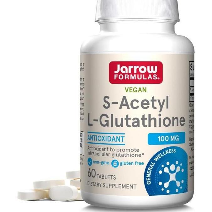 Jarrow Formulas S-Acetyl L-Glutathione Tablets - 100 mg - 60 Tablets