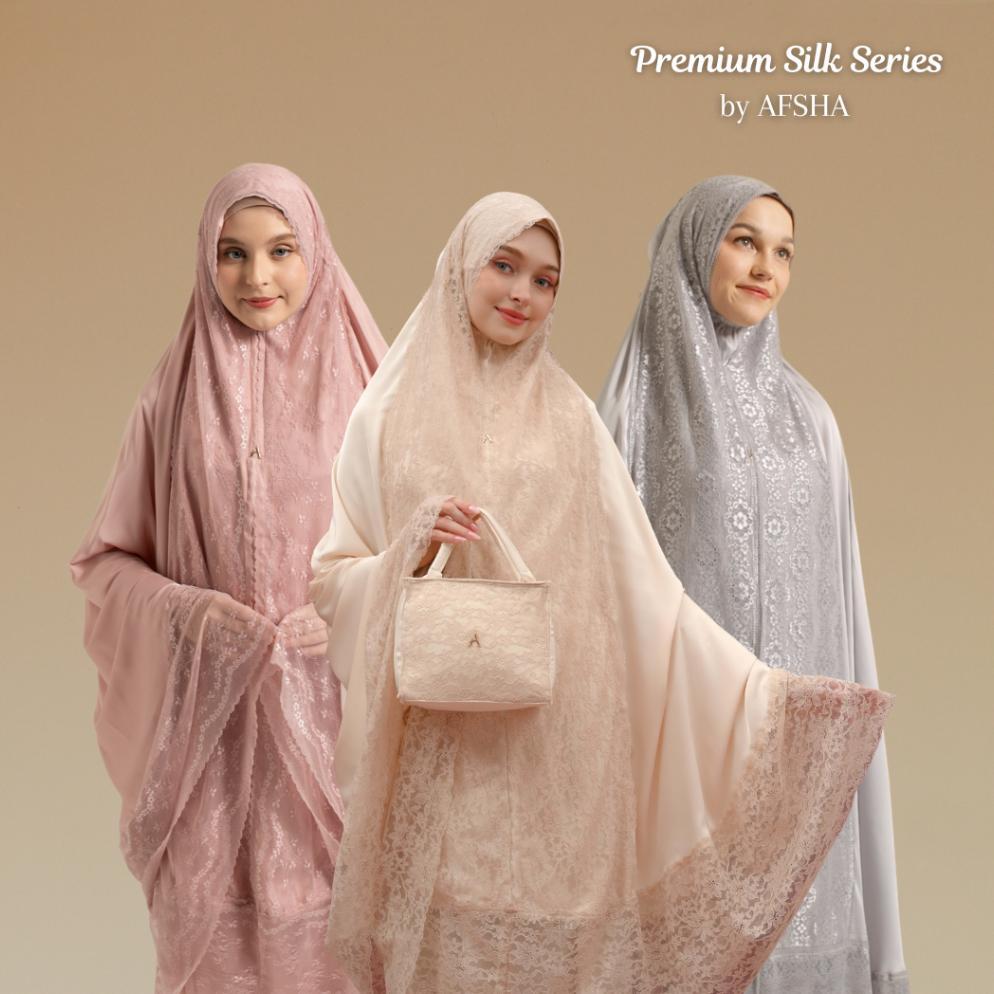 [BUUB] Afsha - Mukena Silk Premium Hampers With Box
