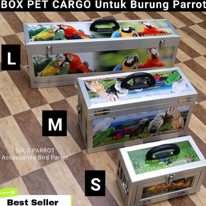 ((((()paling dicari] Pet Box Cargo untuk Burung Parrot ukuran M