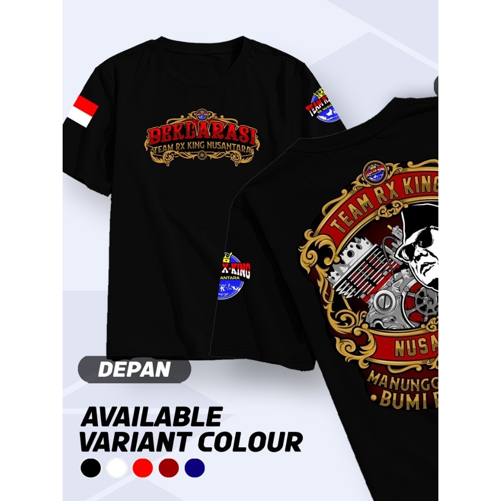 Kaos Jamnas Team Nusantara Rx King Official , Kaos YRKI, Kaos Jamnas Istimewa