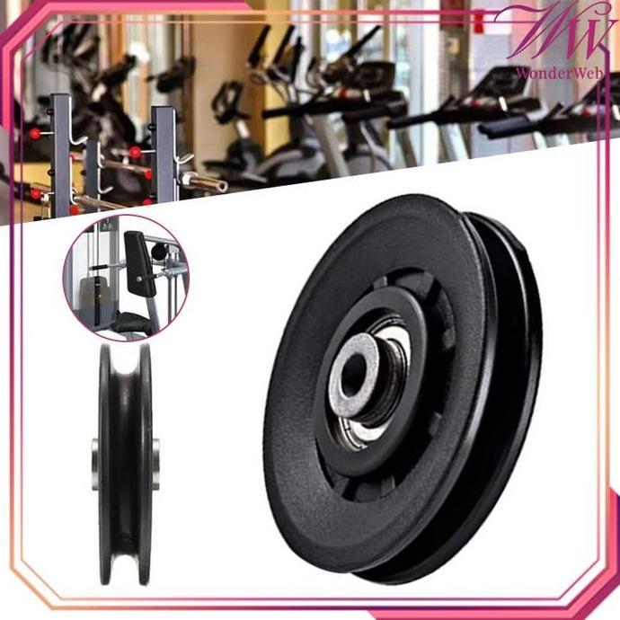 Roda Katrol Gym Rumahan 90mm Katrol Buat Gym Roda Kabel Peralatan Gym Katrol Fitness