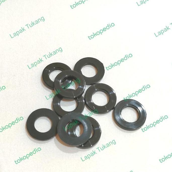 Murad- 100Pcs Ring Nylon M6X12X1.5 Ring Plat Plastik M6 Ring Nilon M 6